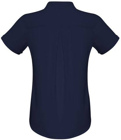 Women Madison Short Sleeve Blouse 628LS Navy