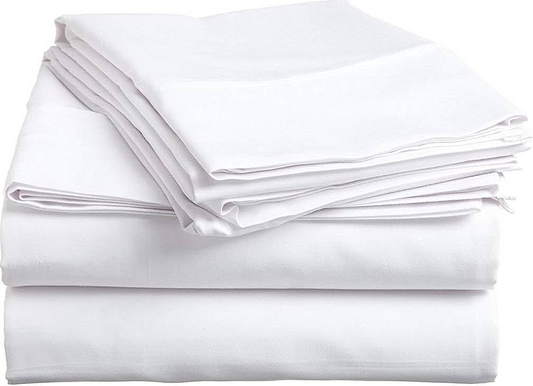 FLAT Cot Sheet - White