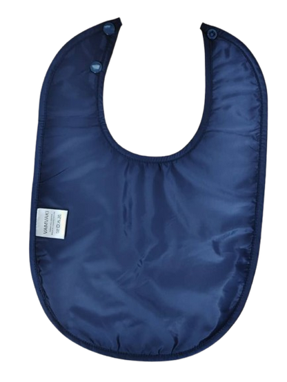 Large Waterproof Navy Bibs (10 Pack)