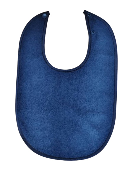 Large Waterproof Navy Bibs (5 Pack)