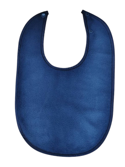 Large Waterproof Navy Bibs (10 Pack)